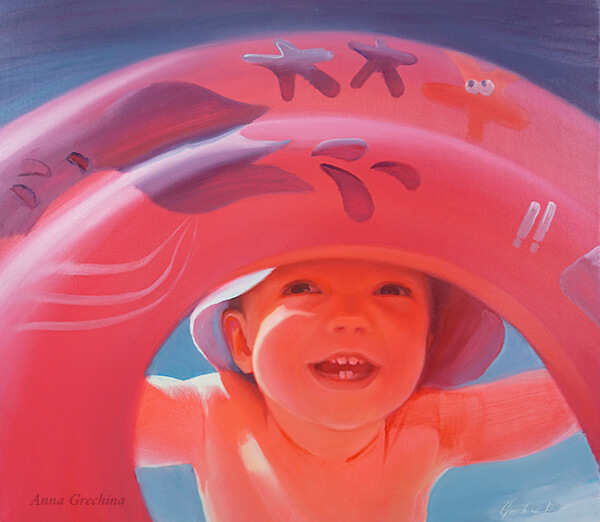 "Радость". Художник Анна Гречина, живопись.