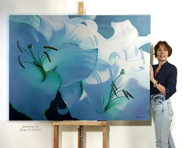 Картина Лилии "Рождение весны". Художник Гречина Анна. Живопись, масло.