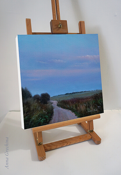 Вечерняя прогулка. Пейзаж. Художник Гречина Анна